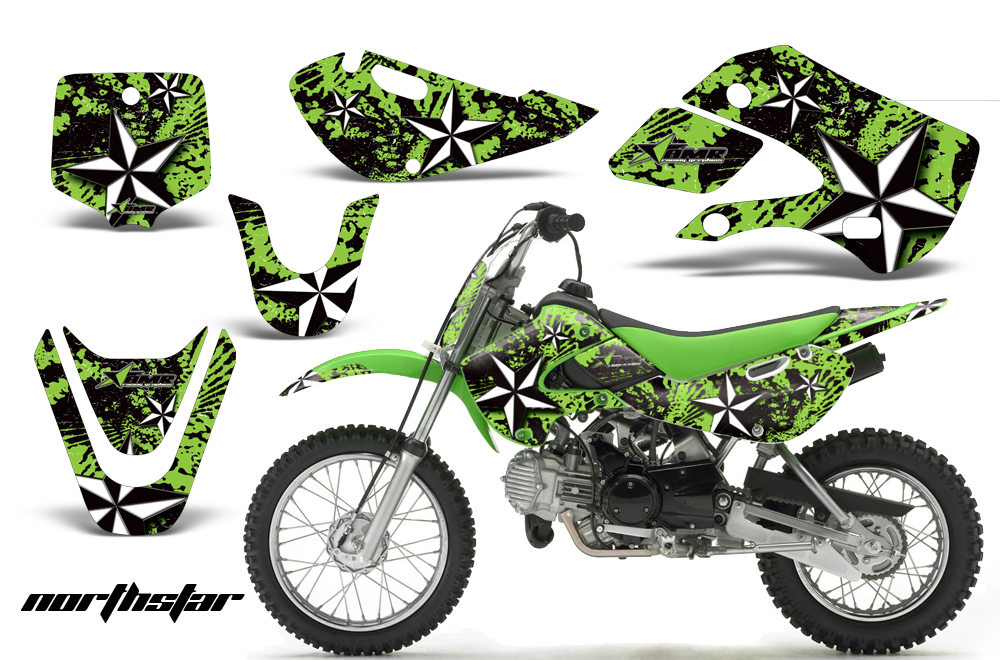 Kawasaki KLX 110 KX 65 00-09 NP Graphic Kit NS G